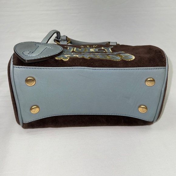 Vintage Juicy Couture Mini Bowler Bag Purse American Princess Handbag Y2K RARE - Picture 8 of 15